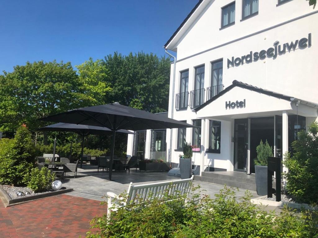 Hotel Garni Nordseejuwel 호루메르질 외부 사진
